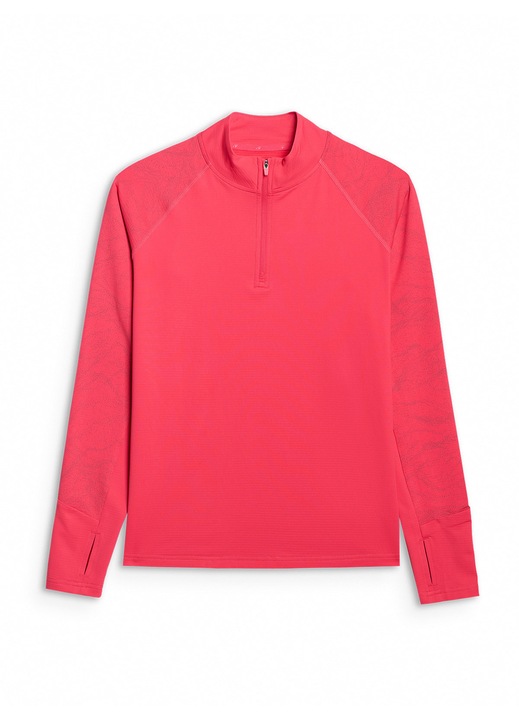 Hanorac dama 4F, regular, roz, material sintetic, tehnologie 4FWarm