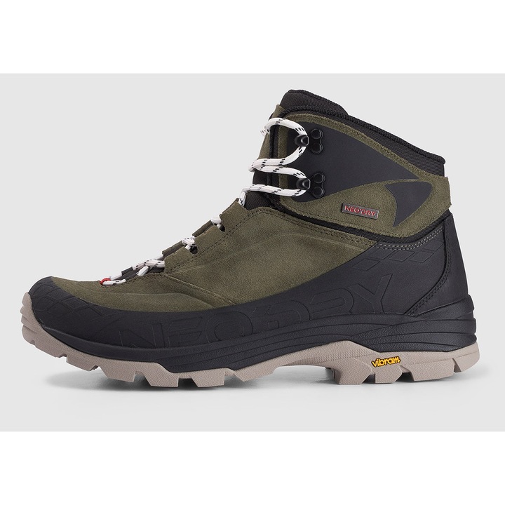 Ghete sport barbati 4FRAW25FOTSM079-41S, 4F, Verde, Piele intoarsa