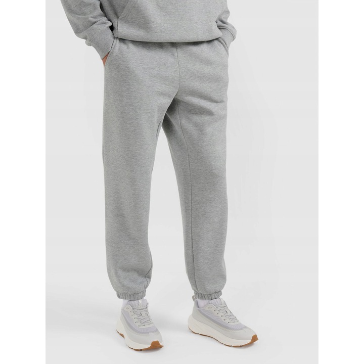 Pantaloni sport barbati 4F, din bumbac, gri