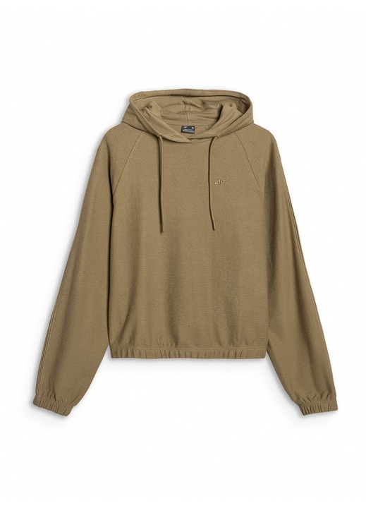 Hanorac dama, 4F, cropped, bej, Bej