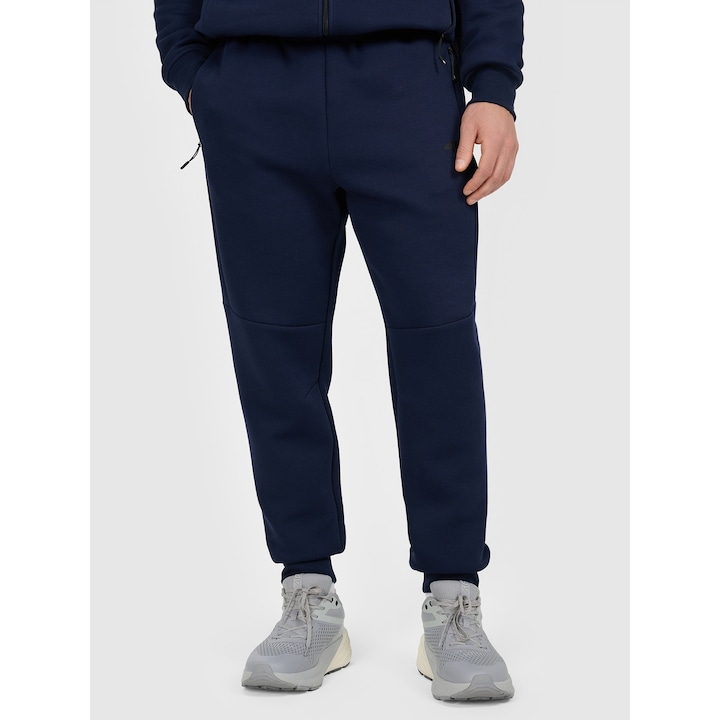 Ferfi sportnadrag, 4F, pamut, sotetkek