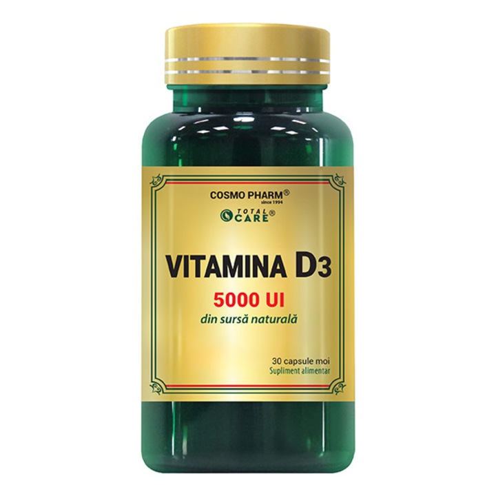 Vitamina D3 5000 UI, Cosmo Pharm, 30 capsule moi
