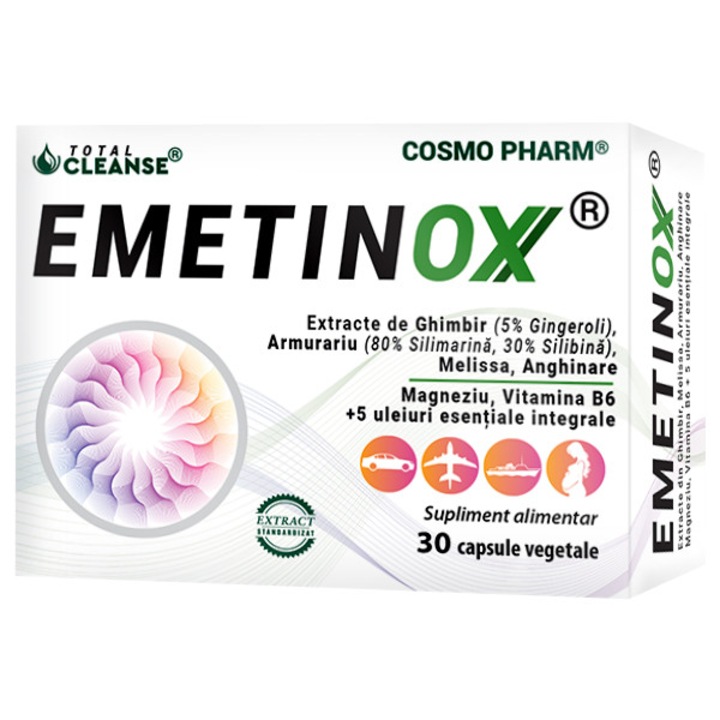 Emetinox, Cosmo Pharm, 30 capsule