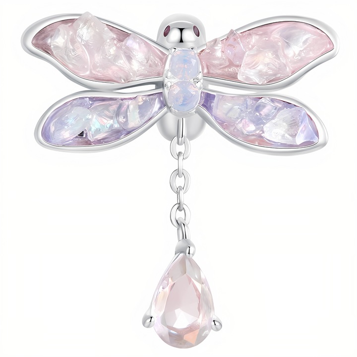 Pandantiv, MODA TRUSKY, 21x20 mm, argint/opal