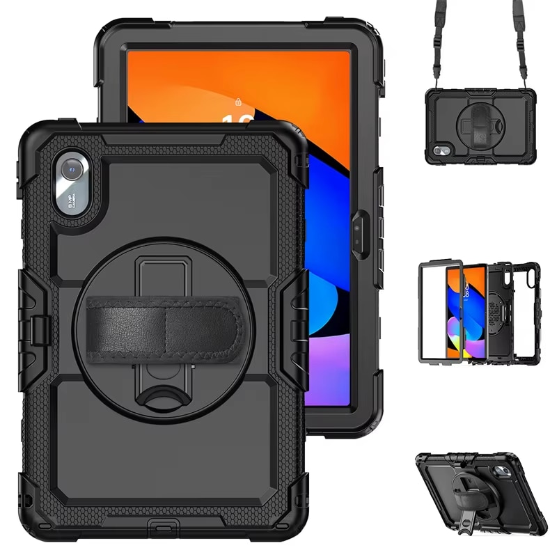Husa tableta XGSM pentru Lenovo Idea Tab 11" 2025, protectie 360, loc pentru stylus, neagra