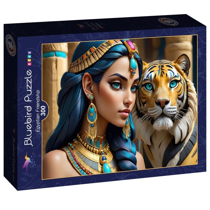 Puzzle 300 darabos Bluebird - Egyiptomi barátság (Bluebird-Puzzle-F-90947)