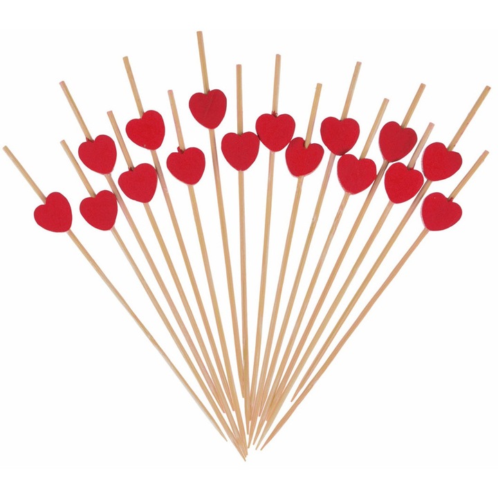 Комплект от 16 скрепера, ARPEX, 12 см, червено/кафяво