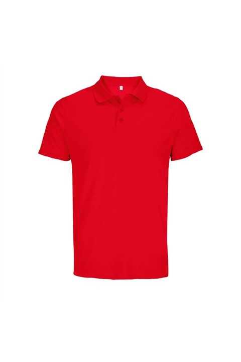 Sportos póló, poliészter, 130 g/m², piké, unisex, SOL'S - SO04442, Piros