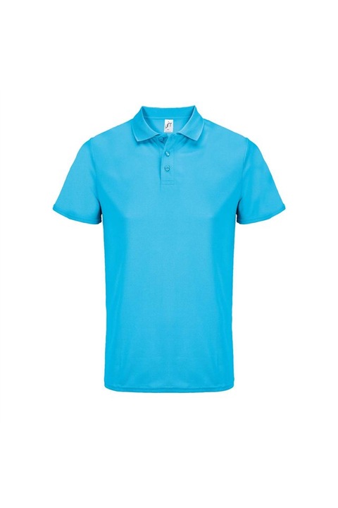Sportos póló, poliészter, 130 g/m², piké, unisex, SOL'S - SO04442, Aqua