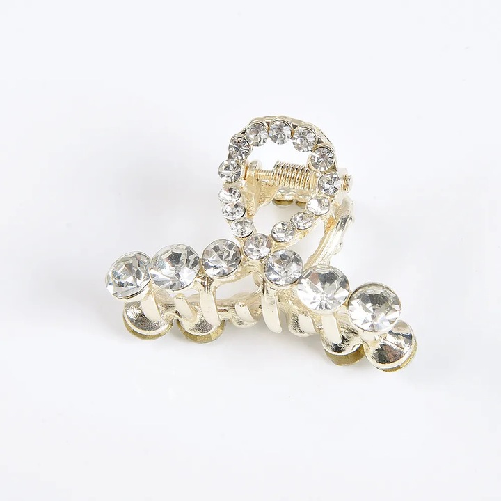 Cleste par auriu cu pietre 4 cm