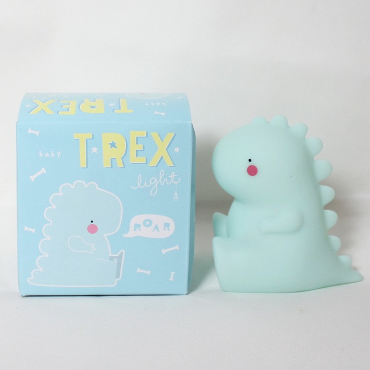 Детска нощна лампа, дизайн Дракон, зелена