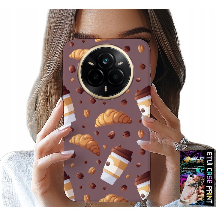 Telefontok Realme 14 Pro+ 5G, World Case, szilikon, színes nyomtatás, esésvédelem, többszínű