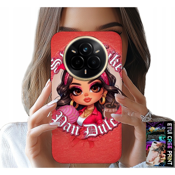 World Case telefontok Realme 14 Pro 5G-hez, színes nyomtatás, szilikon anyag, 0,2 cm