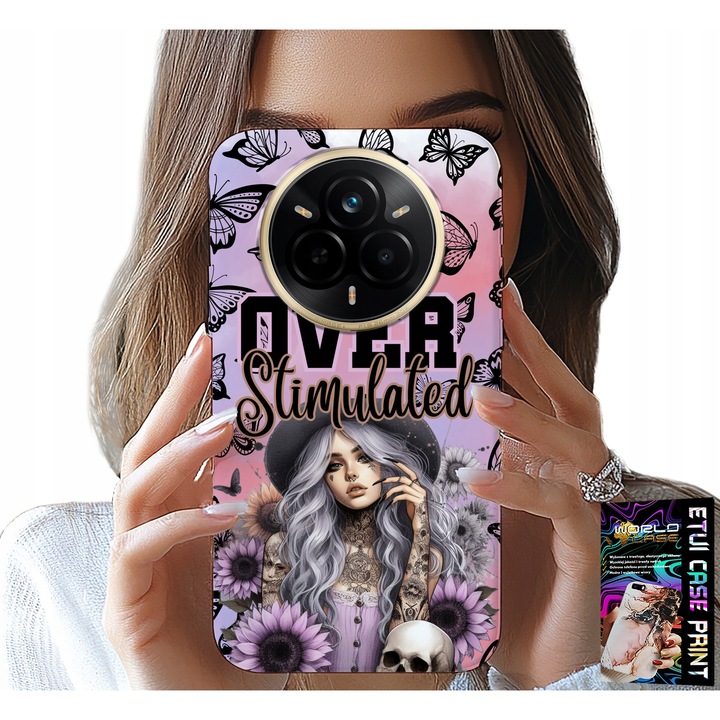 Telefontok, World Case, nyomtatott design, szilikon, Realme 14 Pro+ 5G-hez