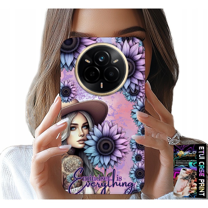 Telefontok, World Case, Realme 14 Pro 5G, gumi, színes nyomtatás