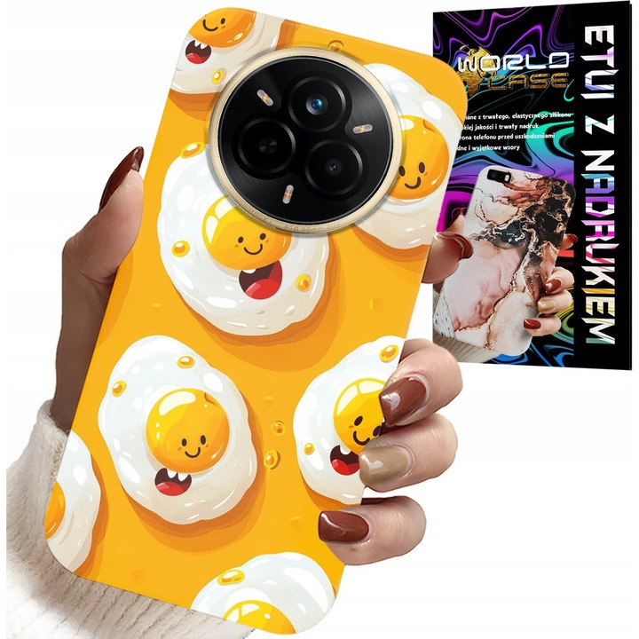 Telefontok Realme 14 Pro 5G, World Case, színes mintás, szilikon