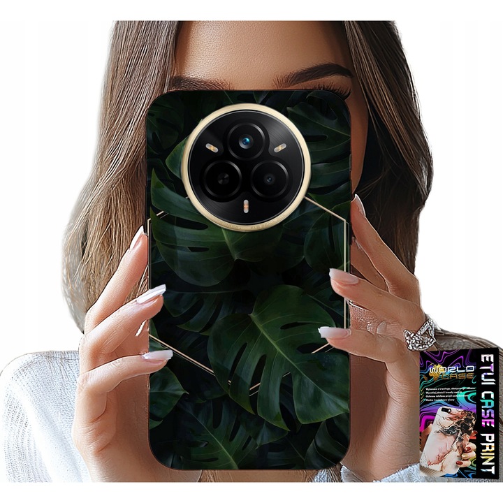 Telefontok, World Case, Realme 14 Pro 5G, elegáns modell, színes nyomat, szilikon