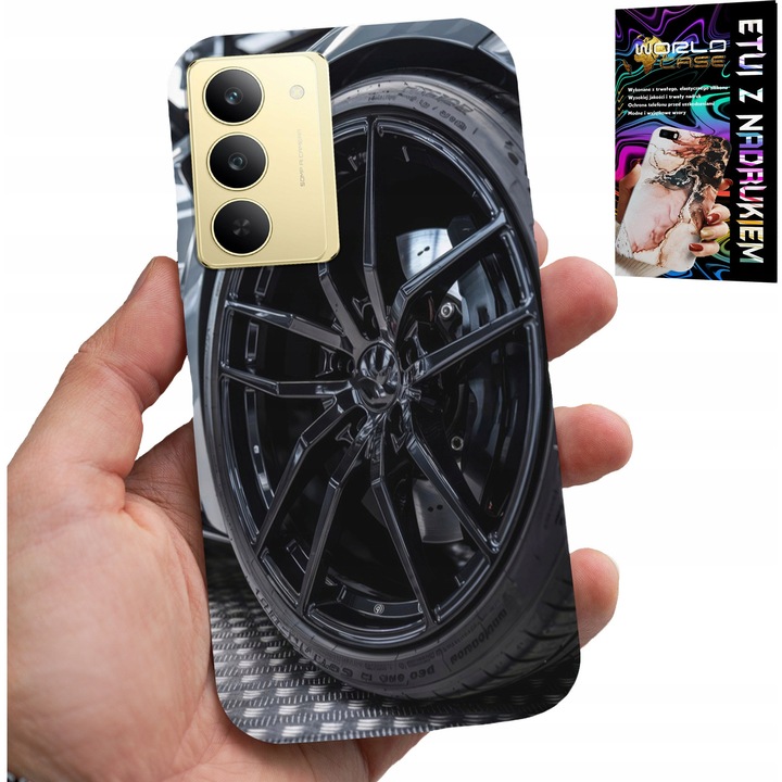 Tok Realme 14X, World Case, szilikon, sportos design, sokszínű