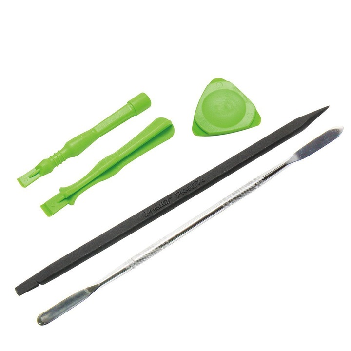 Set 5 ustensile service e-SWC Supreme® pentru reparatii service smartphone / tableta / laptop, 5 piese