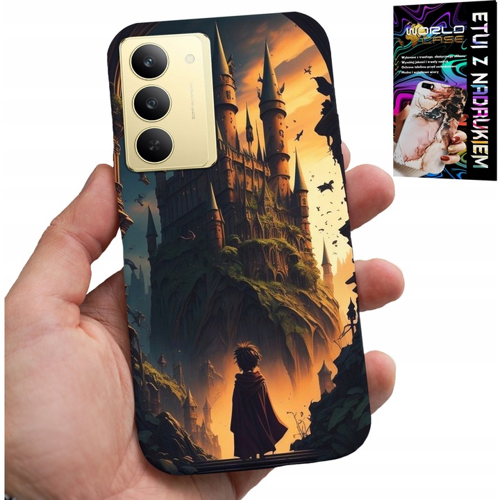 Telefontok, World Case, Realme 14X, szilikon, teljes színű nyomtatás