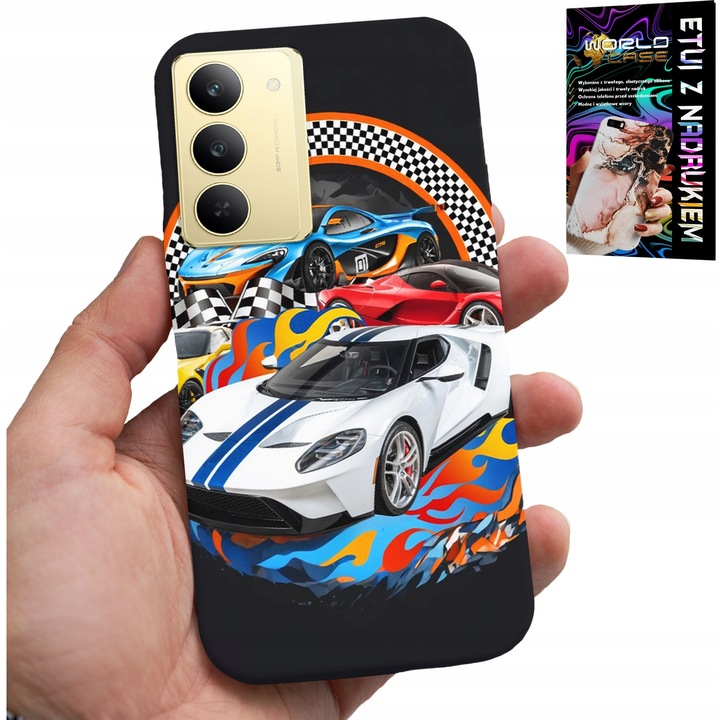 Telefontok, World Case, Sportos, színes nyomtatás, szilikon, Realme 14X-hez