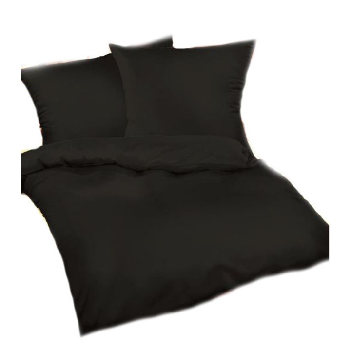 Paplanhuzat 200x200cm, pamut, fekete, 2 személyes, párnahuzat nélkül