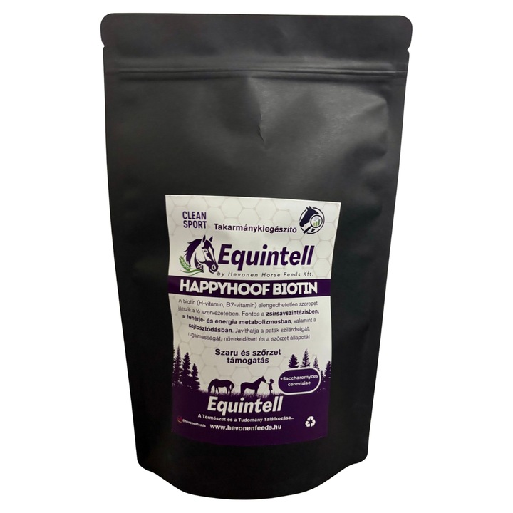 Equintell HappyHoof Biotin - intenzív szarutámogatás lovaknak, 1 kg