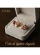 Cercei Stud cu Perla Baroca, Argint 925, Placare Aur 18K, Design Elegant, 2.1cm