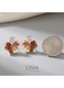 Cercei Stud cu Perla Baroca, Argint 925, Placare Aur 18K, Design Elegant, 2.1cm