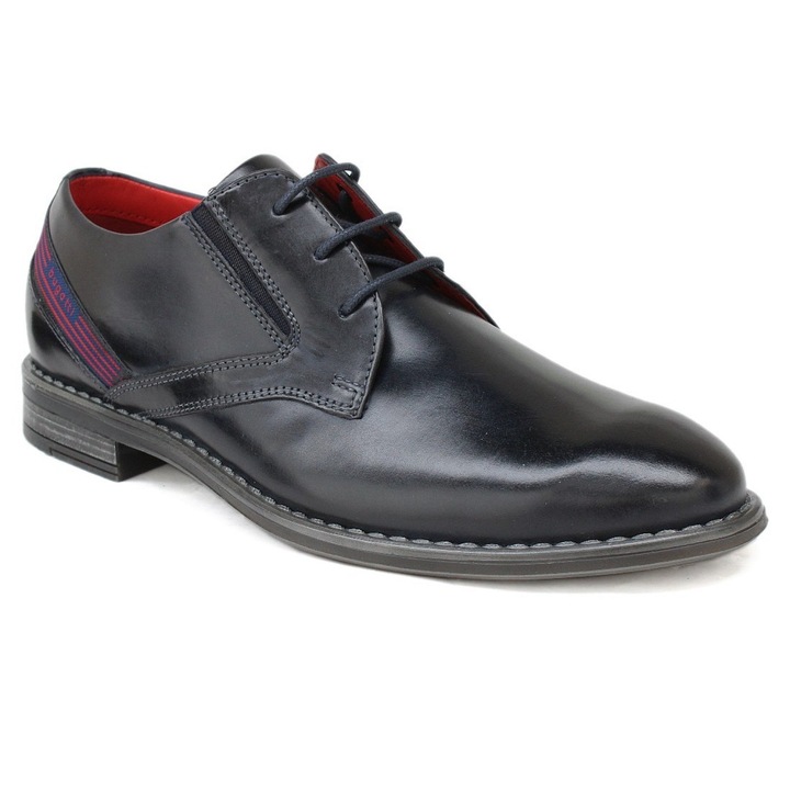 Bugatti Bugatti férfi elegán fűzős sötétkék cipő 311-AO505-1100-4100 07727