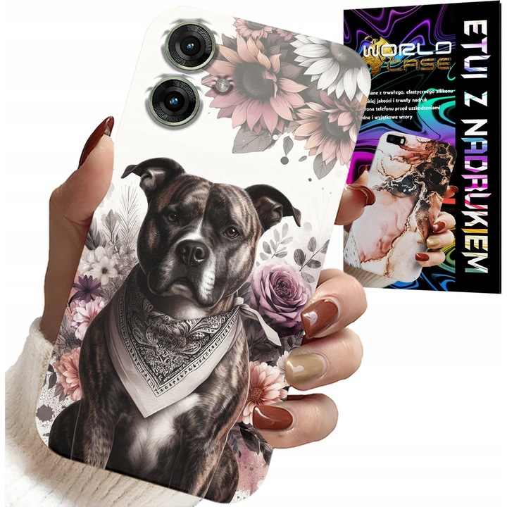 Tok Realme Note 60, World Case, szilikon, színes nyomtatás