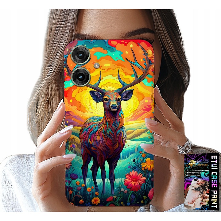 Telefontok, World Case, színes minták, szilikon, Realme Note 60-hoz