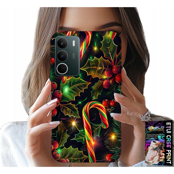 Telefontok Realme, World Case, Cukorka minta, szilikon anyag, többszínű