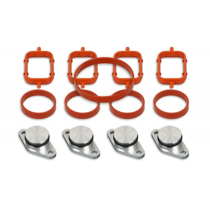 Kit anulare clapete admisie BMW M47 diesel, set 4 buc, aluminiu 22 mm, garnituri inclusiv