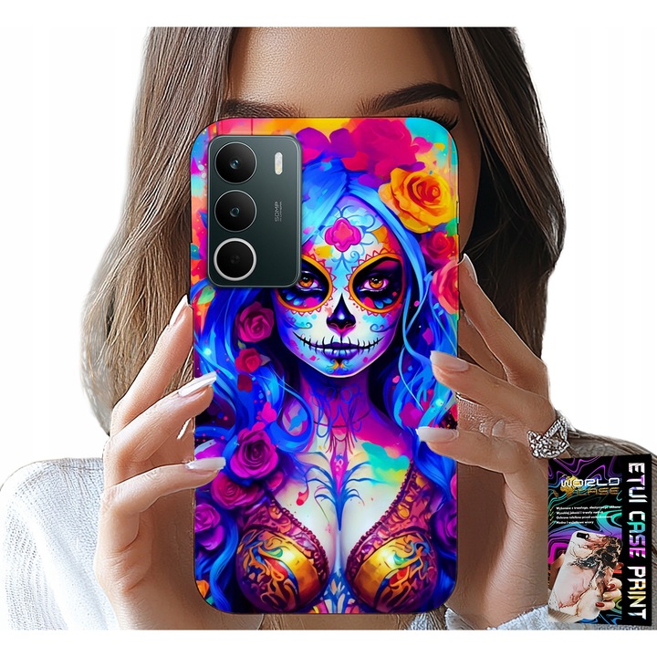 Telefontok Realme, World Case, színes dizájn, szilikon, C71 4G modellhez