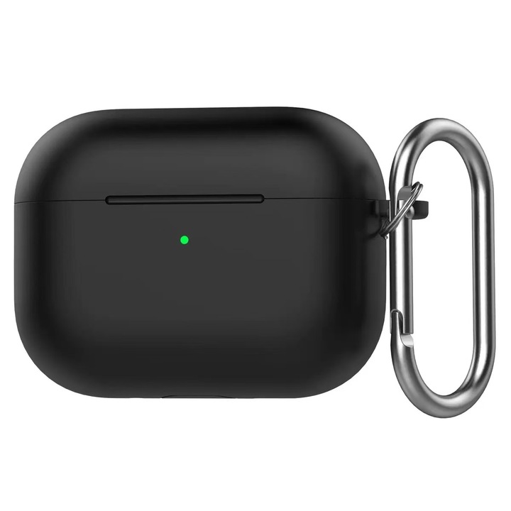 Carcasa protectoare compatibila cu AirPods Pro3, silicon premium, rezistenta la socuri