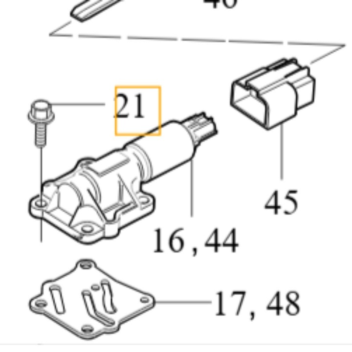 Csavar csap Volvo 30769466, személygépkocsikhoz