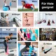 3 db rehabilitációs gumiszalag készlet, alkalmas stretchinghez, fitneszhez, jógához, Pilateshez, fizikai rehabilitációhoz, többszínű