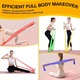 3 db rehabilitációs gumiszalag készlet, alkalmas stretchinghez, fitneszhez, jógához, Pilateshez, fizikai rehabilitációhoz, többszínű