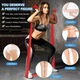 3 db rehabilitációs gumiszalag készlet, alkalmas stretchinghez, fitneszhez, jógához, Pilateshez, fizikai rehabilitációhoz, többszínű
