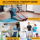 3 db rehabilitációs gumiszalag készlet, alkalmas stretchinghez, fitneszhez, jógához, Pilateshez, fizikai rehabilitációhoz, többszínű