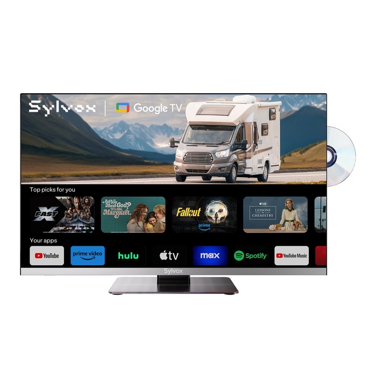 Televizor Smart 24", Sylvox, 1080P Full HD, WiFi, Bluetooth