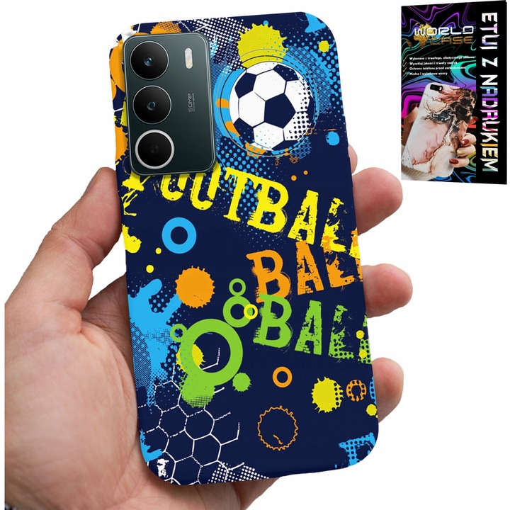 World Case telefontok Realme C71 4G-hez, focis nyomtatás, szilikon, többszínű