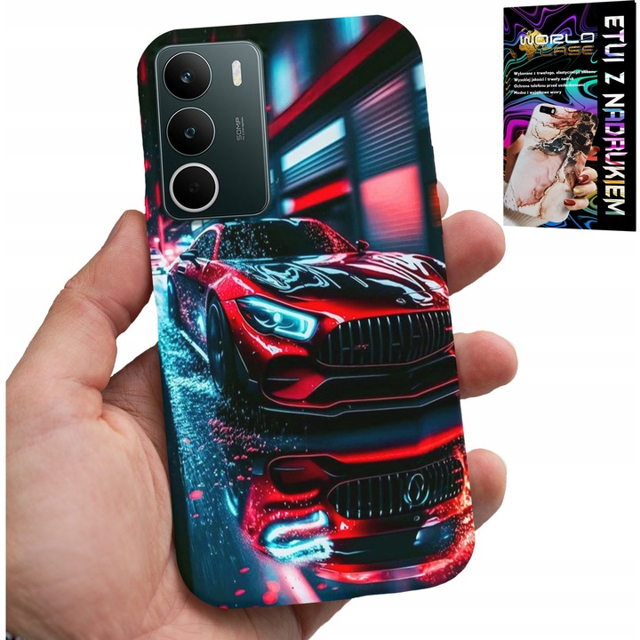 Realme telefontok, World Case, gumi, színes nyomtatás, 0,2 cm