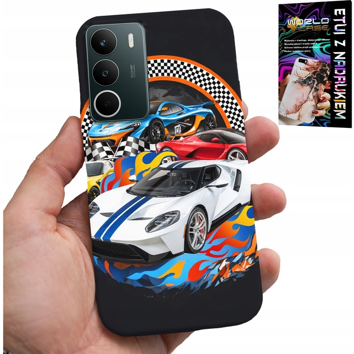 Tok Realme C71 telefonhoz, World Case, autósport nyomat, szilikon