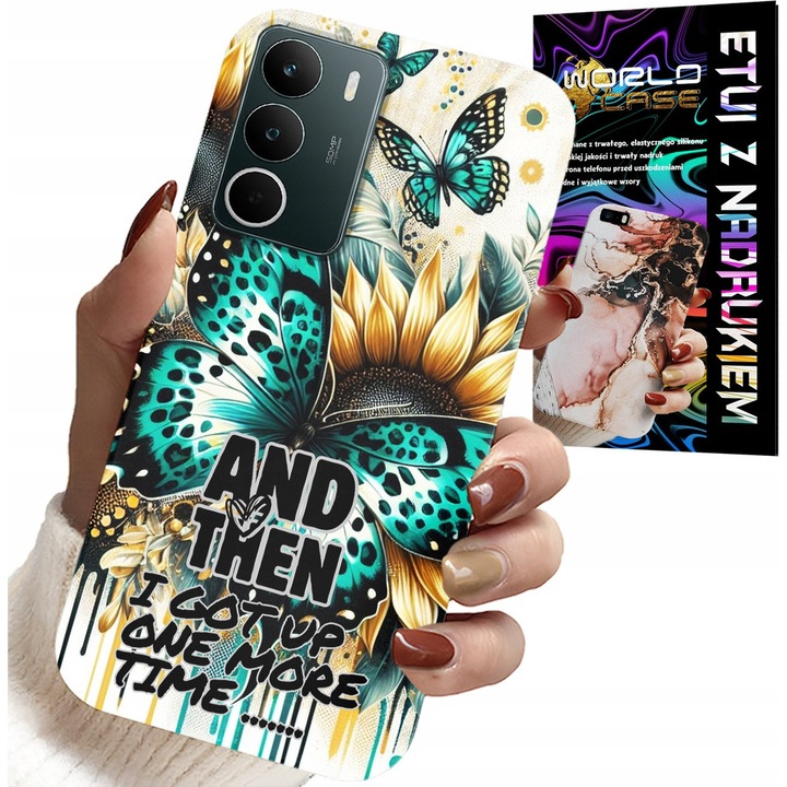 Telefontok Realme, World Case, színes nyomtatás, szilikon védelem, 0,2 cm