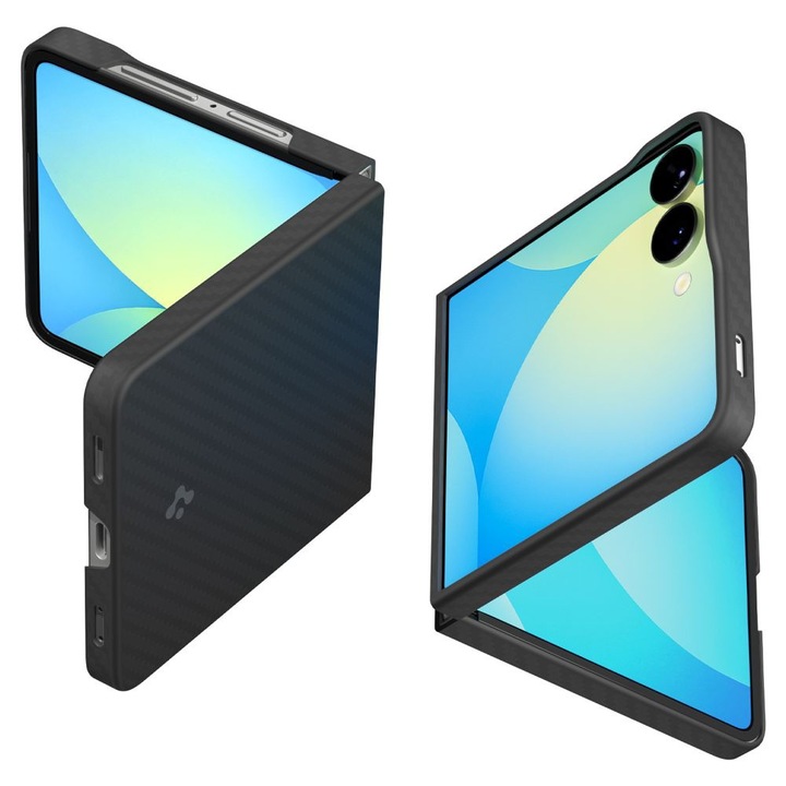 Калъф за Samsung Galaxy Z Flip 7 Spigen Air Skin, тънък, първокласно качество, черен