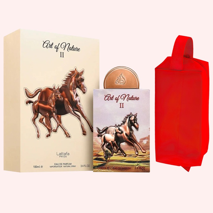 Set parfum Lattafa Art Of Nature Ii 100ml, parfum Arabesc, Unisex, Gentuta cosmetice