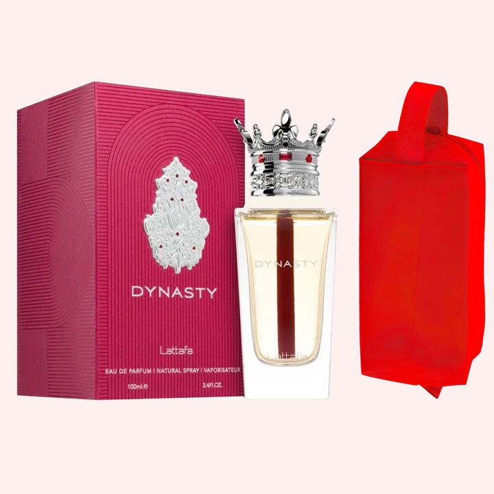 Apa de parfum Lattafa Dynasty, 100ml, unisex, gentuta de cosmetice inclusa