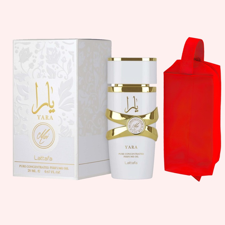 Set parfum Lattafa Yara Moi Concentrated Oil 20ml, parfum Arabesc, Femei, Gentuta cosmetice